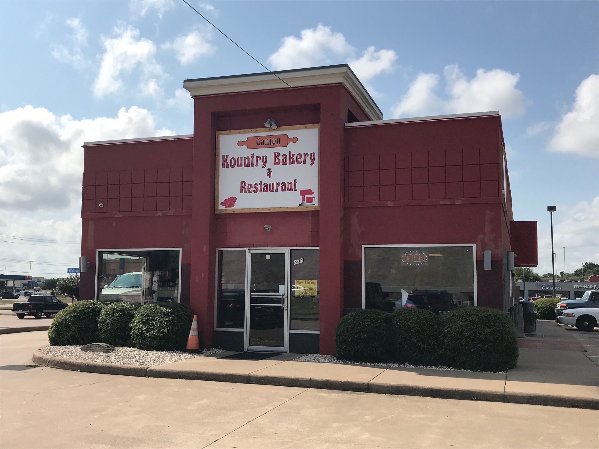 Canion Kountry Bakery Restaurant Brenham Texas